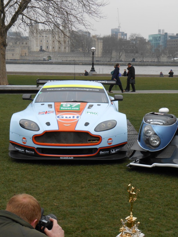 Aston Martin Racing's V8 Vantage.