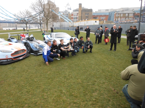 The drivers arrive at the FIA WEC event.